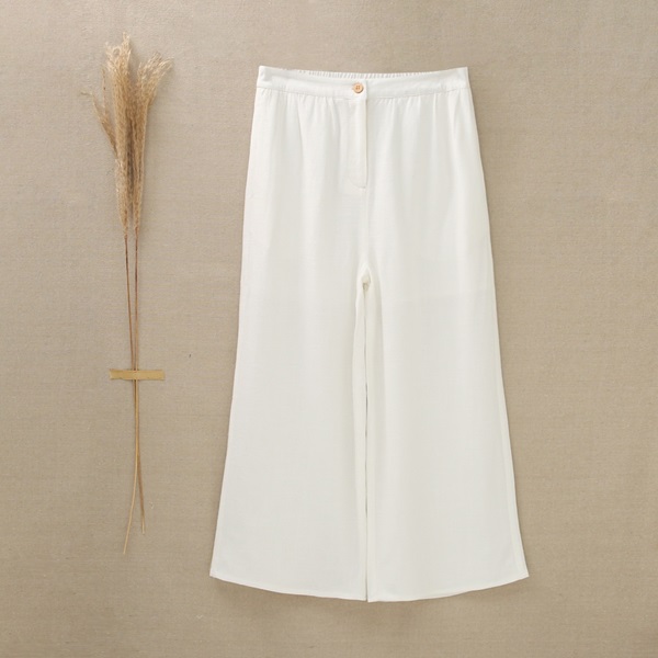 Imagen de Pantalón de niña largo blanco