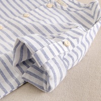 Imagen de Camisa de niño de rayas azules y blancas