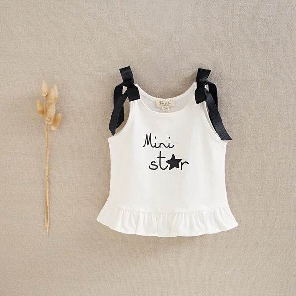 Imagen de Camiseta de bebé niña  Mini Star
