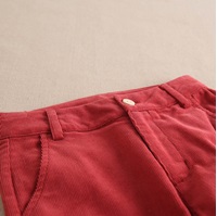 Imagen de Pantalon largo de niño de micropana en color rojo