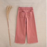 Imagen de Pantalón largo culotte de niña en color rosa maquillaje