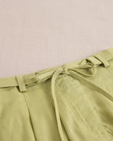 Imagen de Short de niña color pistacho con cordón a tono