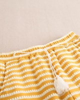 Imagen de Pantalón de niña de rayas mostaza y amarillo