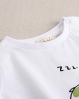 Imagen de Camiseta de niño blanca con dibujo de erizo